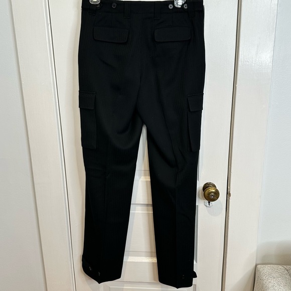 RALPH LAUREN BLACK‎ WOOL CARGO PANTS SIZE 2 - Picture 1 of 5